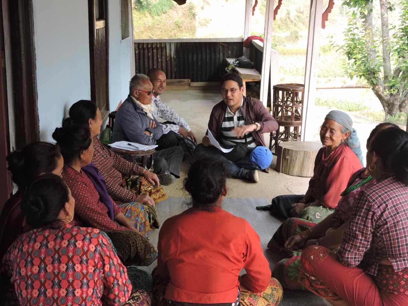 Khangkhung drinking water users committee members meeting in Talakhu