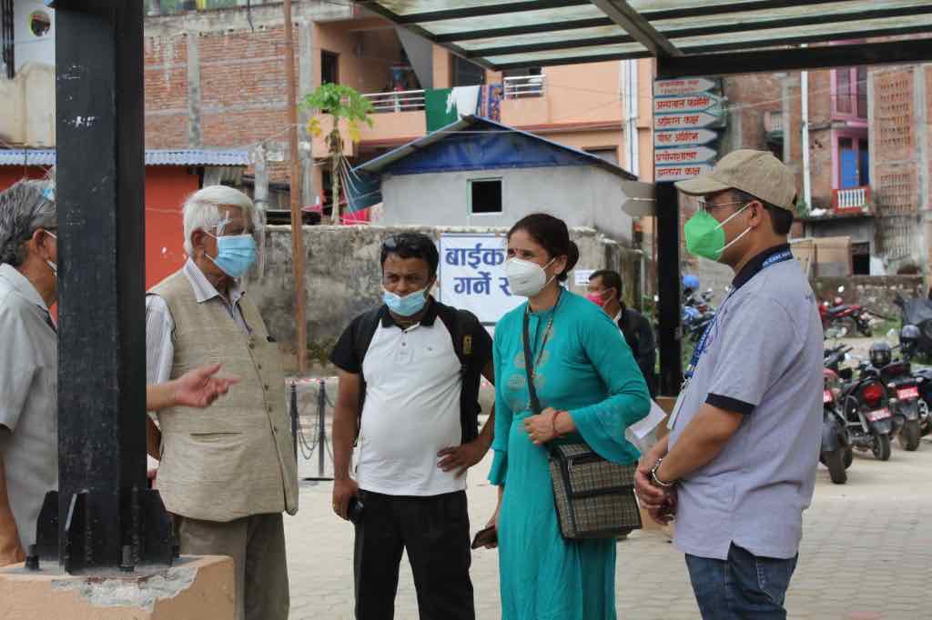 A field visit during the COVID-19 response in Nuwakot