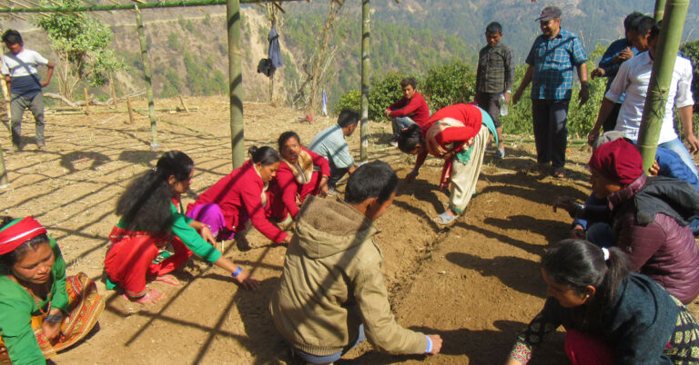 Hope 2 project community work in Gogane, Makwanpur