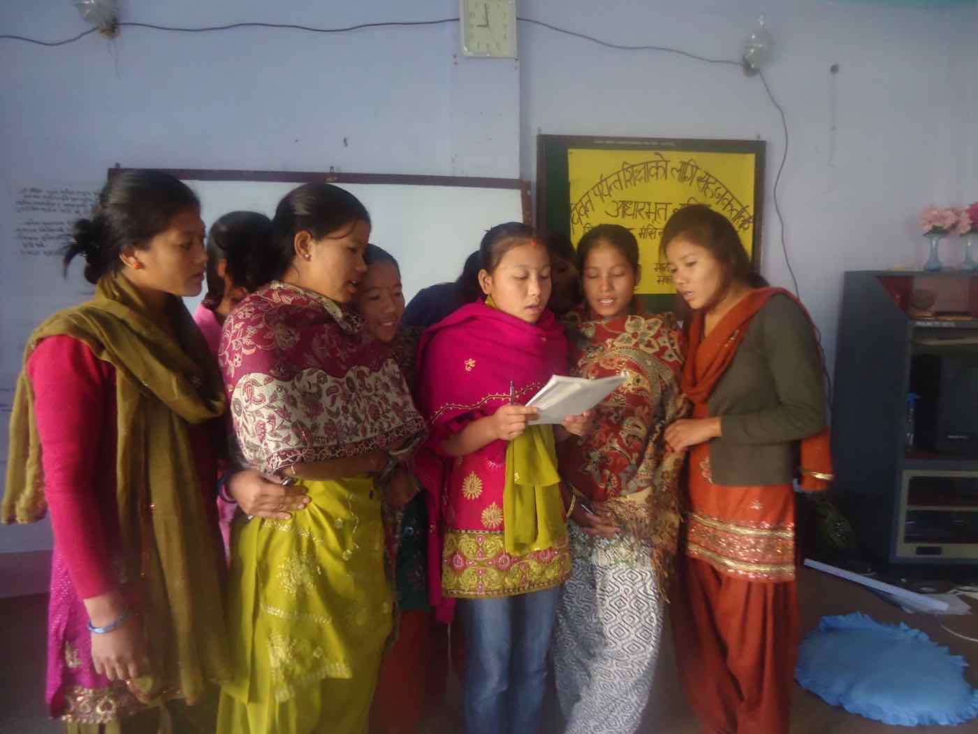 Life Long Education facilitators participating in a training session