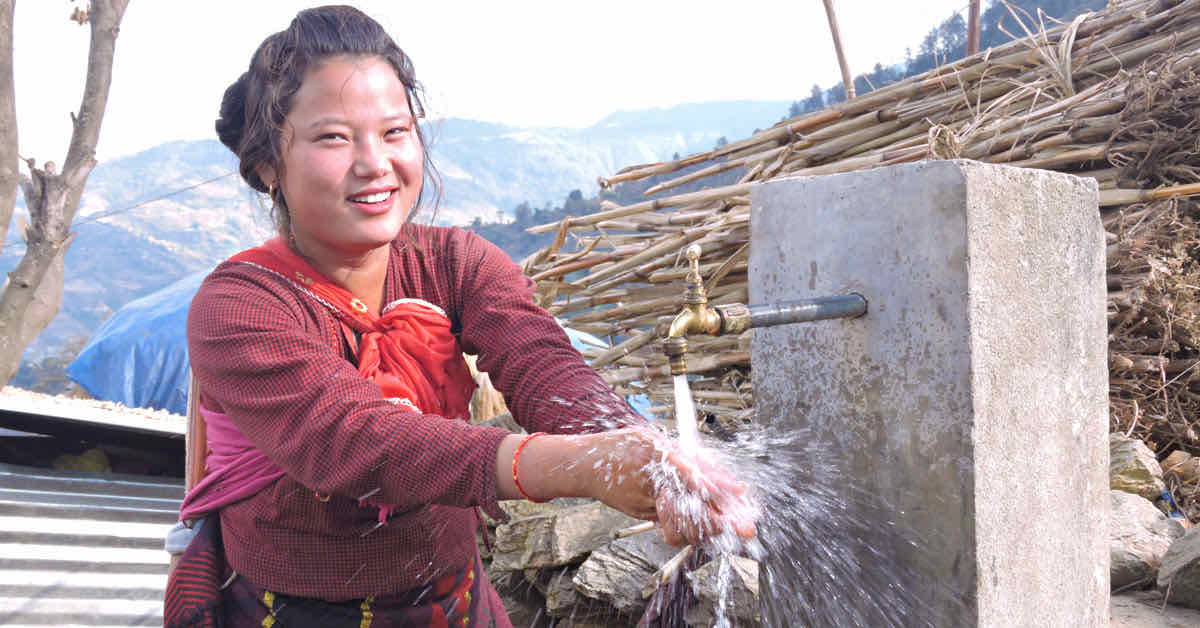 Safe Drinking Water Project infrastructure in Lamatar, Lalitpur